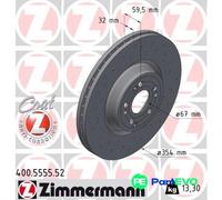 ZIMMERMANN 400.5555.52 Brake disc