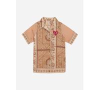 Zimmermann Girls Lucky Shirt Dress in Orange - Orange - 6 Yrs