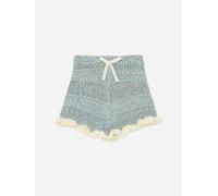 Zimmermann Girls Patience Knit Shorts in Blue - Blue - 8 Yrs