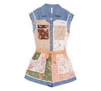 ZIMMERMANN Kids Lucky playsuit - Blue 2 yrs-6 yrs-10 yrs