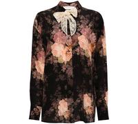 ZIMMERMANN lace-scarf shirt - Black 1