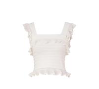 ZIMMERMANN Luna ruffled top - White 1-2