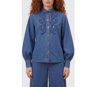 ZIMMERMANN Shirt Woman color Blue - Size: 1 - female