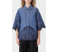 ZIMMERMANN Shirt Woman color Blue - Size: 2 - female