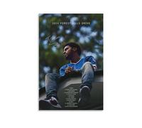 ZimNo J Cole Poster 2014 Forest Hills Drive Album Cover Canvas Art Poster And Wall Art Hanging Decor for Modern Family Corridor Posters 12x18inch(30x45cm)
