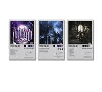 ZimNo Odetari Album Wall Decoration Canvas Poster HD Print Birthday Party Decoration Music Decoration Gifts (Set of 3) 08x12inch(20x30cm)
