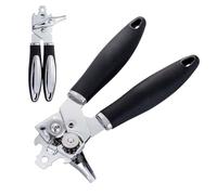 Zimoer 1-Pack Manual Can Opener, Heavy Duty Non-Slip Grip, Smooth Edge Cutting, Rust-Resistant Stainless Steel Tool for Kitchen, Seniors, Easy Open Cans