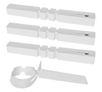 Zimoer 300 Pieces Plant Labels, Waterproof Garden Plastic Labels, Seed Hanging Labels Plant Markers Wrap Around Nursery Labels, 20 x 2 cm, White
