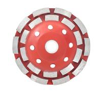 Zimoer Diamond Grinding Cup Wheel, 125mm x 22.23mm, Diamond Material, Steel Core, Compatible with Angle Grinders, Concrete Wall Grinding Systems, Floor Grinders