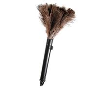 Zimoer Ostrich Feathers Duster, Dust Removal Duster, Anti Static Dusters with Plastic Handles, Feather Dusters for Cleaning, Natural Feather Duster, Mini Feather Duster for Home Furniture Dusting
