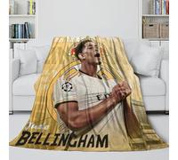 ZIMONJO Bellingham Soft Blanket - Football Blanket Birthday Gift for Hubby Boyfriend Girlfriend Neighbor - Trendy Blanket Brightens Up The Room With The Vivid Colours 40x50inch(100x130cm)