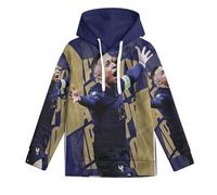 ZIMONJO M.b.a.p.p.e Kids Hoodie Boys - Football 3D Printed Long Sleeve Top - Kids Casual Fashion Sweatshirt - Gift for Son Grandson Nephew 8-10Y