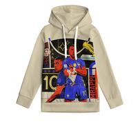 ZIMONJO M.b.a.p.p.e Kids Hoodie Boys - Football 3D Printed Sweatshirt Kids - Long Sleeve Tops Hoodie with Pocket - Gift for Son Grandson Nephew 6-7Y