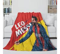 ZIMONJO Messi Soft Blanket - Football Blanket Birthday Gift for Sister Brother Nephew Niece Colleague - Cool Blanket For Various Uses To Sofa Bed Office Decor 60x80inch(150x200cm)