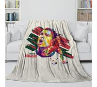 ZIMONJO Ronaldo Plush Blanket - Portugal Football Fuzzy Blanket Birthday Gift for Hubby Boyfriend Girlfriend Neighbor - Sofa Bed Chair Office Travel Outdoor Decor 70x80inch(180x200cm)