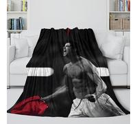 ZIMONJO Ronaldo Soft Blanket - Football Blanket Birthday Gift for Hubby Boyfriend Girlfriend Neighbor - Trendy Blanket Brightens Up The Room With The Vivid Colours 80x90inch(200x230cm)