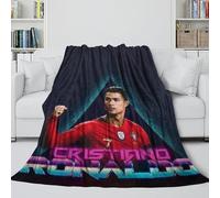 ZIMONJO Ronaldo Soft Blanket - Portugal Football Blanket Birthday Gift for Hubby Boyfriend Girlfriend Neighbor - Trendy Blanket Brightens Up The Room With The Vivid Colours 70x80inch(180x200cm)