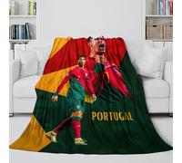 ZIMONJO Ronaldo Soft Blanket - Portugal Football Blanket Birthday Gift for Hubby Boyfriend Girlfriend Neighbor - Trendy Blanket Brightens Up The Room With The Vivid Colours 60x80inch(150x200cm)