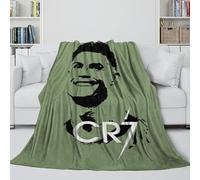 ZIMONJO Ronaldo Soft Blanket - Portugal Football Blanket Birthday Gift for Hubby Boyfriend Girlfriend Neighbor - Trendy Blanket Brightens Up The Room With The Vivid Colours 70x80inch(180x200cm)
