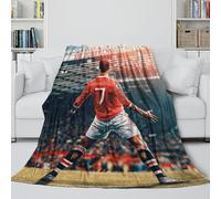 ZIMONJO Ronaldo Soft Fleece Blanket - Football Soft Blanket Like A Hug In A Blanket - Birthday Gift for Hubby Boyfriend Girlfriend Neighbor - Gift for Yourself 50x60inch(127x152cm)