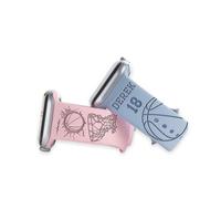 Zimoya Personalized Basketball Watch Band Custom Mum with Name and Number Ball Games Bands 38mm 40mm 41mm 42mm 44mm 45mm Series 8 7 6 5 4 3 2 1