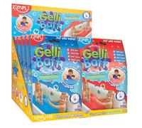 ZIMPLI - 10 x Gelli Baff Bundle Pack, Red, Blue, Green & Pink, Magically turns water into thick, colourful, goo, Party Bag Filler Toys