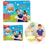 ZIMPLI 12 x Snoball Play Party Bag Fillers, Magically turns water into Artificial Fake Instant Snow, Pass the Parcel Gift, Stocking Fillers for Kids