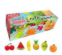 ZIMPLI 3 x Large 100g Fruity Surprise Baff Bombz, 1 of 6 Fruity Toys to Collect, One per Bath Bomb, Children's Bath Toy, Pocket Money Gift