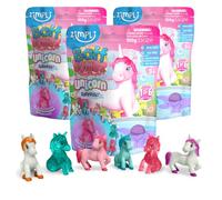 ZIMPLI 3 x Large Unicorn Surprise Bath Bombs, 1 of 6 Surprise Unicorn Toys to Collect, One per Baff Bomb, Mystery Bath Bomb Gift for Children, Xmas Stocking Fillers