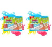 ZIMPLI - Baff Water Colours Party Bag Filler, 3 tabs in each bag, Blue, Red or Yellow, Children's Colour Changing Bath Tab Drops, Pass the Parcel Gifts (Pack of 2)