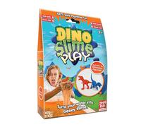 Dino Slime Play Orange from Zimpli Kids, 2 x Dinosaur Figure Set, Magically turns water into gooey, colourful slime, Sensory Toys for Autism, Magic Pretend Play Gift, Dinosaur Toy for Boys & Girls