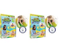 ZIMPLI - Eco Colour Change Gelli Baff Yellow to Green, 1 Bath or 6 Play Uses, Great Eco Friendly Gift Idea For Boys and Girls 4 5 6 7 8 9 (Pack of 2)