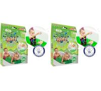 ZIMPLI - Eco Slime Baff Green, 1 Bath or 4 Play Uses, Magically turns water into gooey, colourful slime, Environmentally Friendly Toys, Eco-Friendly Gifts (Pack of 2)