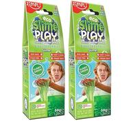 ZIMPLI - Eco Slime Play Green, Magically turns water into gooey, colourful slime, Environmentally Friendly Preschool Learning Toys for Toddlers (Pack of 2)