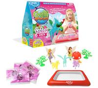 ZIMPLI - Gelli Adventures Fantasy Pack, 5 Use, 8 x Fantasy figures, Inflatable Play Tray, Imaginative Pretend Playset, Play Set for Girls 5 6 7 8 9 10, Xmas Present