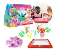 ZIMPLI Gelli Adventures Fantasy Pack, 5 Use, 8 x Fantasy figures, Inflatable Play Tray, Imaginative Pretend Playset, Play Set for Girls 5 6 7 8 9 10, Xmas Present