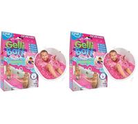 ZIMPLI - Gelli Baff Pink, 1 Bath or 6 Play Uses, Magically turns water into thick, colourful goo, Sensory Fidget Toys for Autism, Certified Biodegradable (Pack of 2)