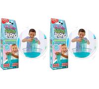ZIMPLI - Glitter Slime Play Aqua, Magically turns water into gooey, glittery slime, Indoor & Outdoor Sensory Play Gift, Pocket Money Toy, Certified Biodegradable (Pack of 2)