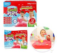 Zimpli Kids 12 x Gelli Play Foil Bags, Magically turns water into thick, colourful goo Age 3+, Multi-Sensory Pocket Money Toy, Party Bag Fillers, Favours, Rewards