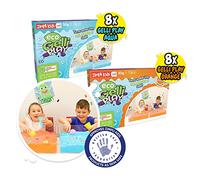 Zimpli Kids - 16 x Eco Gelli Play, Magically turns water into thick, colourful goo, Children’s Montessori Preschool Play Toy, Eco-Friendly, Environmentally Safe, Recyclable Kid Toy, Sensory Gift