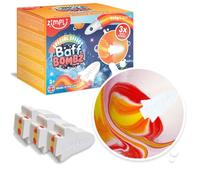 3 x Large Rocket Bath Bombs from Zimpli Kids, Flame Special Effect Bath Bombs for Children, Handmade Bubble Bath Fizzies Gift Set, Birthday Gifts for Boys & Girls age 3+, Montessori Toys, Bath Toy