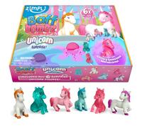 Zimpli Kids 6 x Large 100g Unicorn Surprise Bath Bombs, 6 Surprise Unicorn Toys Inside! Xmas & Birthday Presents for Children, Bathtub Toys for Boys & Girls, Bubble Bath Bomb Gift Set