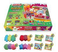Zimpli Kids Christmas Advent Calendar, 24 Quality Gifts, Xmas Countdown Present for Children, Bath Bombs, Slime Play, Gelli, Snoball & Crackle Baff, Messy & Multi-Sensory Toys, Non-Toxic