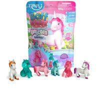Zimpli Kids - Large Unicorn Surprise Bath Bomb, 6 Surprise Unicorn Toys to Collect in Total, One Per Bath Bomb, Children's Collectable Bath Toy, Stocking Filler Toy, Xmas Present for Boys & Girls