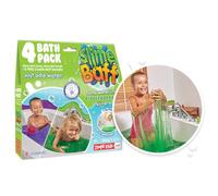 Zimpli Kids Slime Baff Purple & Green, 4 Bath Value Pack, Magically turns water into gooey, colourful slime, 2 x Free Crackle Baff, Children's Sensory & Bath Toy Gift, Certified Biodegradable