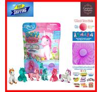 Zimpli Kids Unicorn Surprise Bath Bomb; 6 Collectable Toys; Fun Gift for Kids