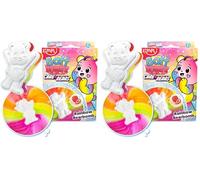 ZIMPLI - Large Care Bears Baff Bombz, Rainbow Special Effect Bath Bomb, Bath Toy for Children, Bath Bomb Fizzers (Pack of 2)