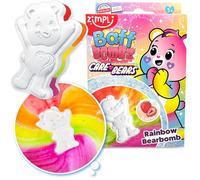 ZIMPLI - Large Care Bears Baff Bombz, Rainbow SpeciaL Effect Bath Bomb, Bath Toy for Children, Bath Bomb Fizzers