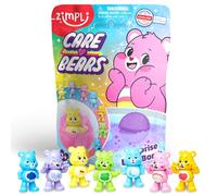 ZIMPLI Large Care Bears Surprise Bath Bomb, 1 of 7 Surprise Care Bears Toys to Collect, One per Baff Bomb, Collectable Toy Figures, Birthday Party Bag Fillers