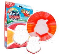 ZIMPLI Large Santa Bath Bomb, Magically Creates Colourful Special Effect, Baff Bomb Xmas Gift for Boys & Girls, Stocking Filler Present